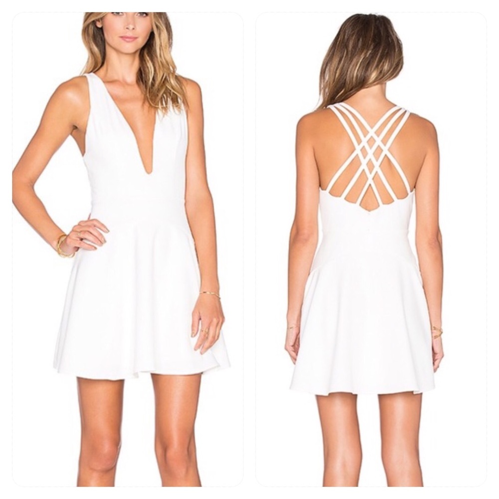 NWT! NBD x Revolve Ride or Die Dress in White